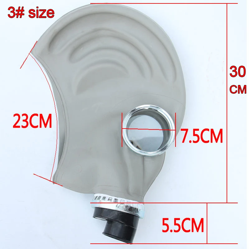 All-rubber-respirator-gas-mask-classic-style-Military-Edition-chemical-gas-mask-Various-models-Spray-paint