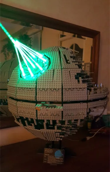 Günstig JULITE Led licht up kit für 10143 75159 10188 Kompatibel mit 05026 Death Star II Ultimative Waffe Laser kanone