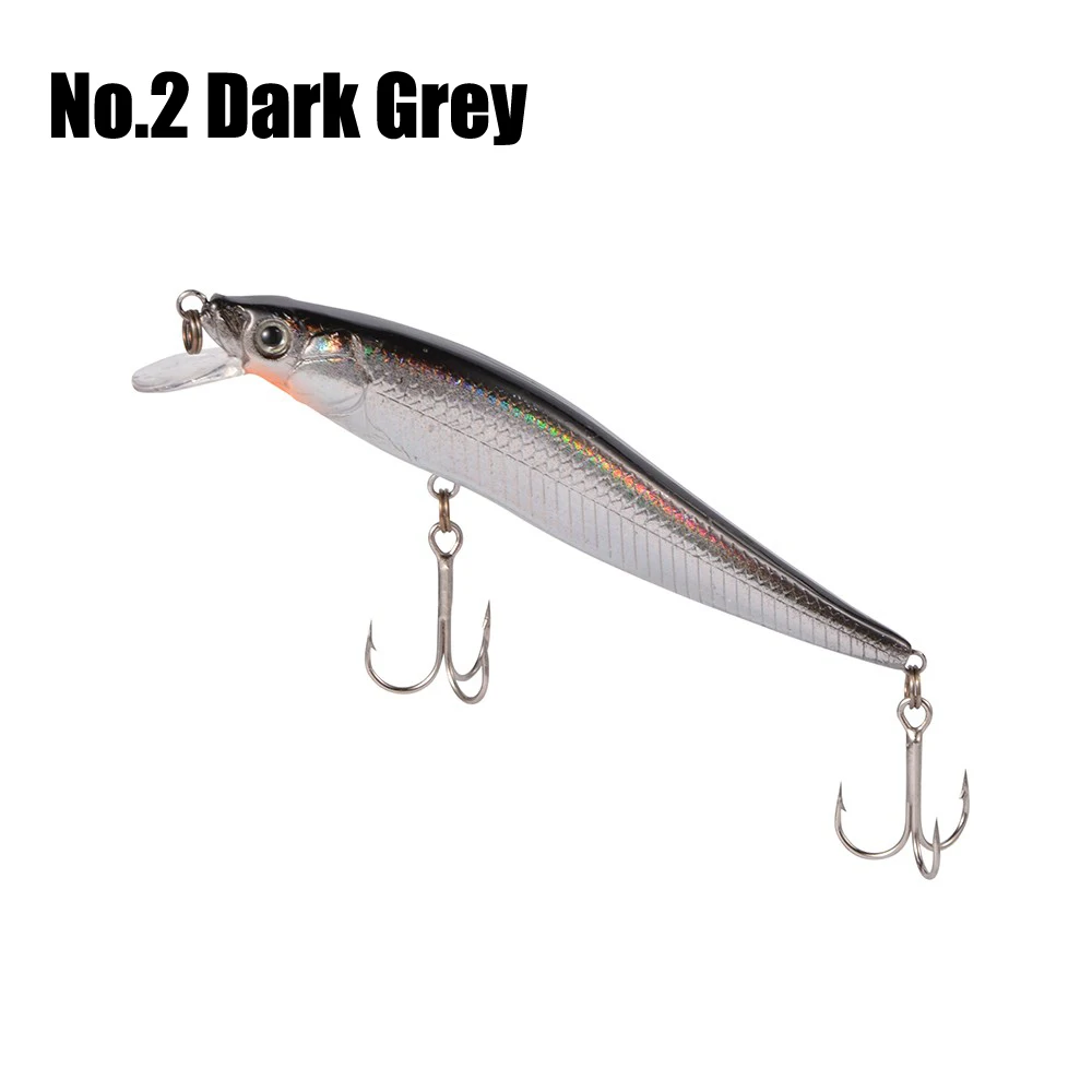 2pcs Lot Minnow Crankbait Hard Bait Tight Wobble Jerkbait Slow font b Floating b font Finish