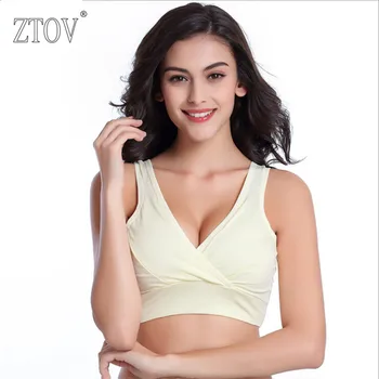 ZTOV New Cotton breastfeeding sleep Maternity women bras Nursing Bras pregnancy women feeding underwear clothes M L XL XXL XXXL