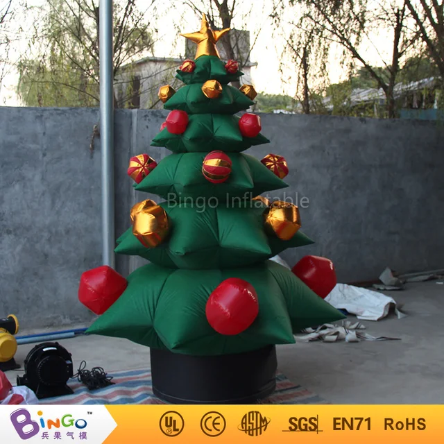 Free shipping 2.2M high inflatable christmas trees High quality blow up christmas decorations