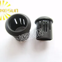 500 шт. x 10 мм черный пластиковый держатель светодиода чехол для крепления чашки для 10 мм светоизлучающий диод