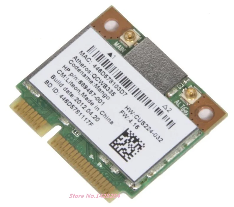 SSEA Новая беспроводная карта Atheros QCWB335 Wi Fi Bluetooth BT 4 0 Mini PCI E для HP SPS 689457 001|mini pci-e