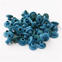 Синий 500 шт./пакет прочный "T" Втулки татуировки иглы Pad для татуировки иглы Чернила Совет Ручки рулевые для мотоциклов Наборы Интимные аксессуары accessoire де татуировки