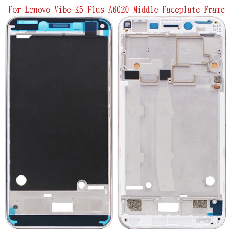 

Yeuzoe For Lenovo Vibe K5 Plus Front LCD Housing Cover Middle Faceplate Frame Bezel case For Lenovo A6020 battery back cover