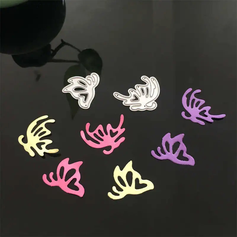 

2 butterflies Animal Envelope greeting card Stencil Metal Cutting Dies Cut Practice Hands-on DIY Scrapbooking Album Craft die