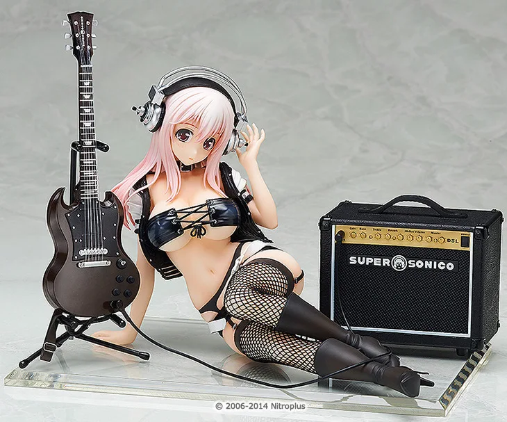 GonLeI FURYU SONICO фигурка супер Соник купальник Ver. Сексуальное ПВХ аниме Фигурное бикини сексуальная девушка 13 см подарки