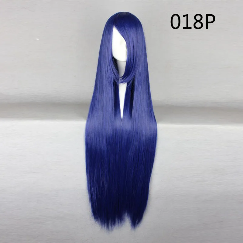 MCOSER 16 цветов синтетический 100 см длинные прямые волосы косплей парик Высокая температура волокна парик-018 - Цвет: P2/613
