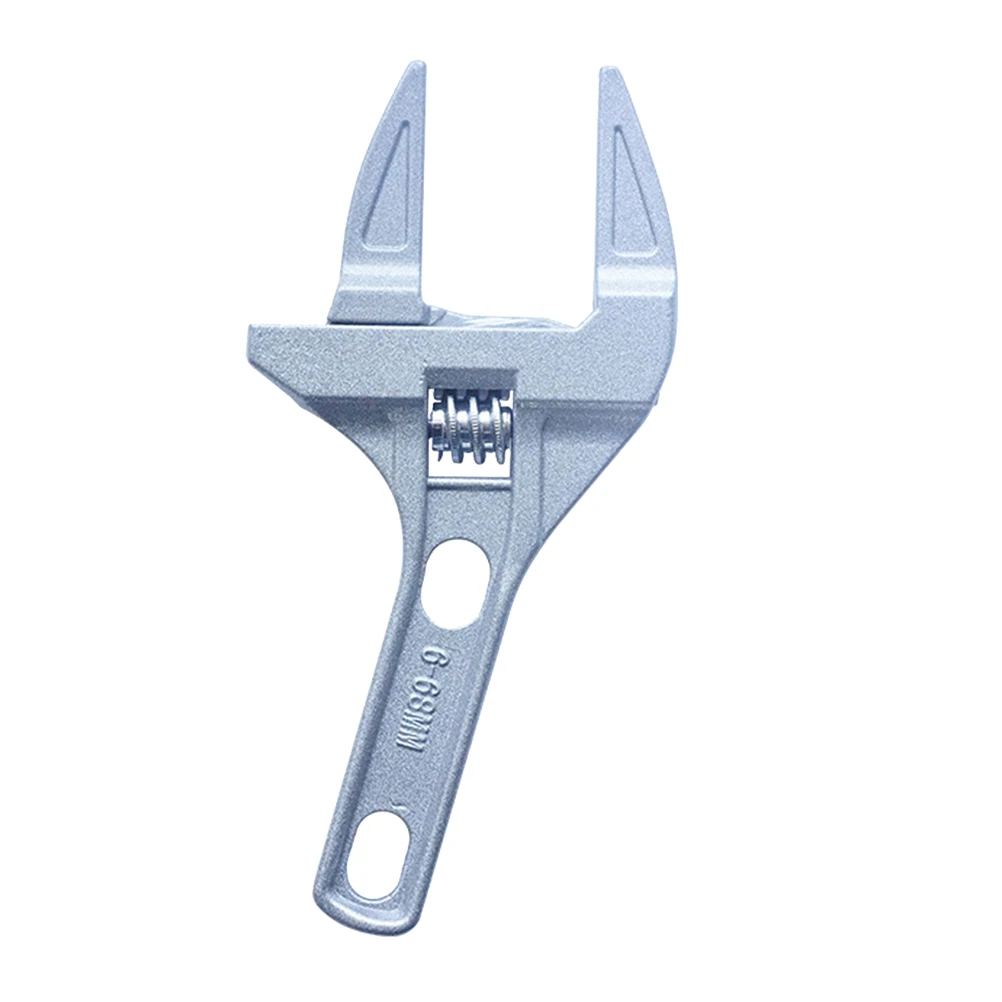 

1PC Wide Open Wrench Practical Multipurpose Adjustable Heavy Duty Maintenance Wrench for Home Toilet Washbasin