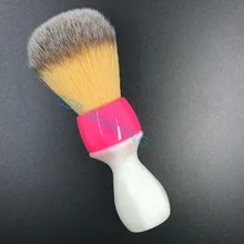 CSB Щетка Для Бритья узел 24 мм синтетические волосы элегантный молочно-белая ручка барбершоп салон бритье влажный инструмент