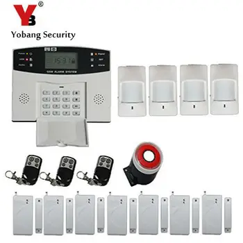 

Yobang Security GSM Alarm Home Security Alarm Systems With LCD Keyboard GSM SMS Alarm House Automation Wireless Burglar Alarm