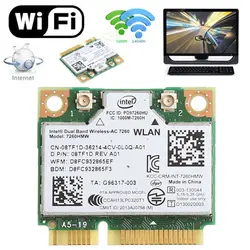 Двухдиапазонный Bluetooth 4,0 беспроводной мини PCI-E карта для Intel 7260 AC DELL 7260HMW