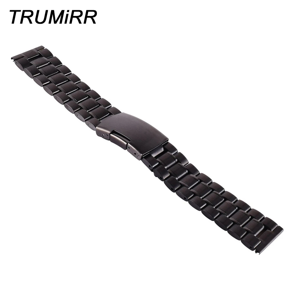 

22mm Stainless Steel Smart Watch Band Strap for Samsung Galaxy Gear 2 R380 R381 R382 Motorola Moto 360 2nd Gen 46mm 2015