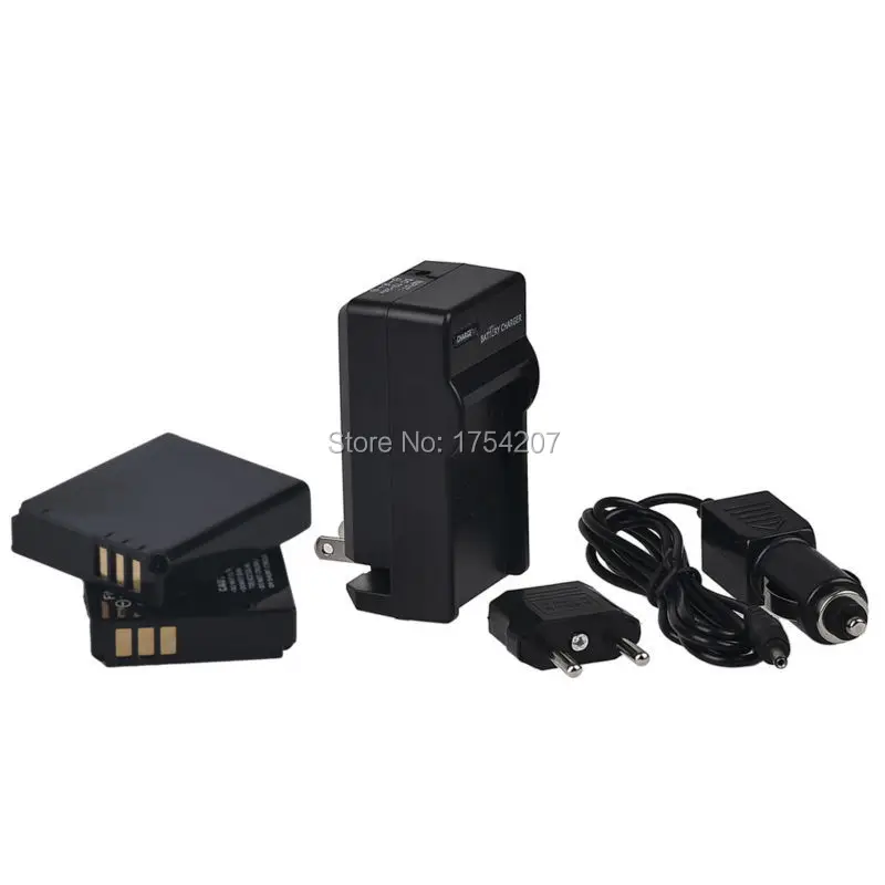 2PCS BATTERY+ CHARGER Kit For PANASONIC DMW BCC12 CGA S005 CGA S005E