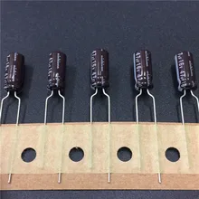 10 шт., 47(Европа) мкФ 16V NICHICON PJ Series 5x11 мм 16V47uF низкое сопротивление долгий срок службы Алюминий электролитический конденсатор с алюминиевой крышкой