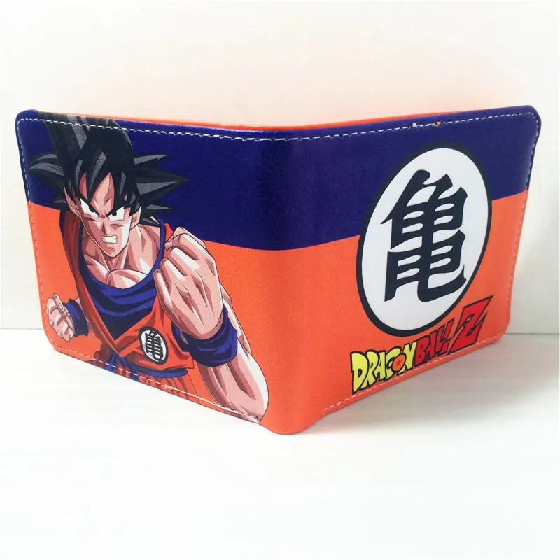 New Dragon Ball Z DBZ Bifold Wallet Cosplay Son Goku Anime Leather Wallet 