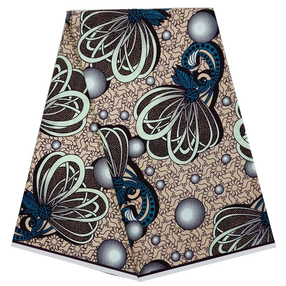 

dutch african Wax Prints Fabric 6 Yards Ankara wrapper wax printed pattern 100% cotton