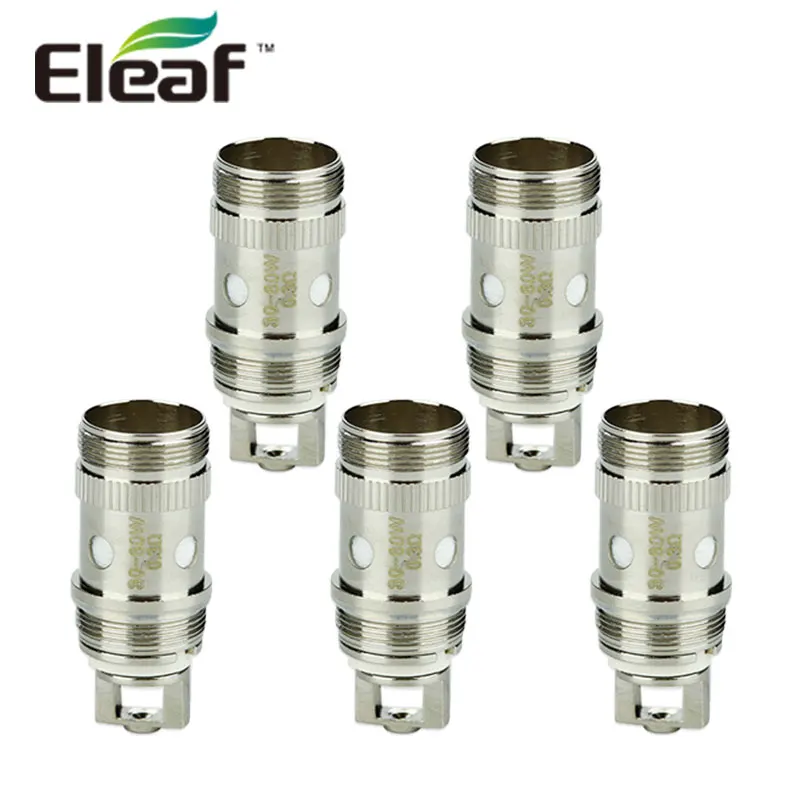 100% оригинал 5 шт. Eleaf iJust2 EC катушка 0. 3 Ом/0 Ом just2 распылитель для iJust 2/Melo 3/Melo Mini/Lemo |