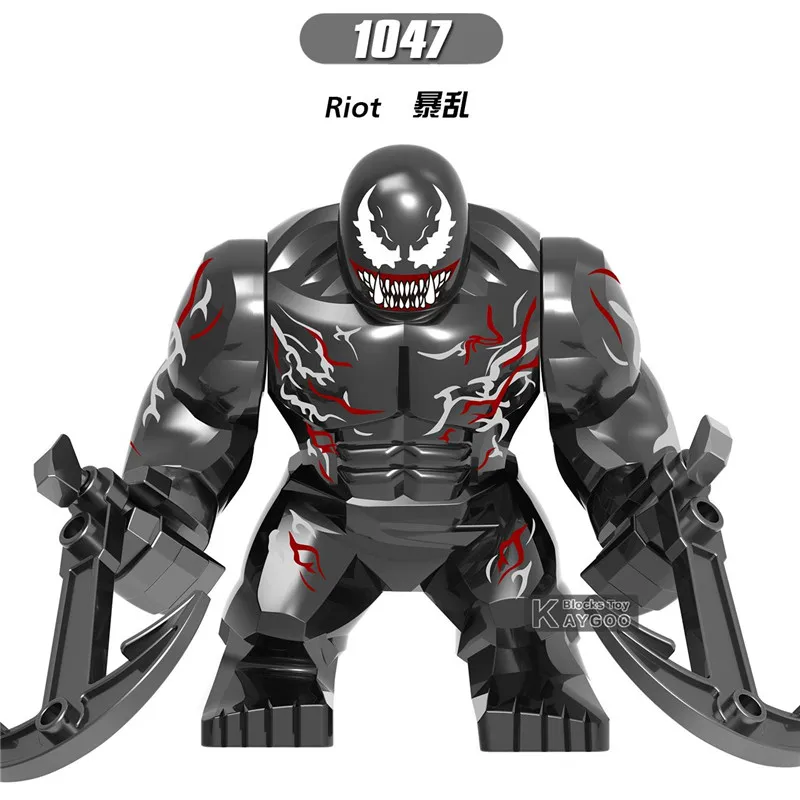 

Super Heroes Avengers Thanos Anti Venom Hulk Carnage Building BlocksSingle Sale Large big siezToys for children brinquedos