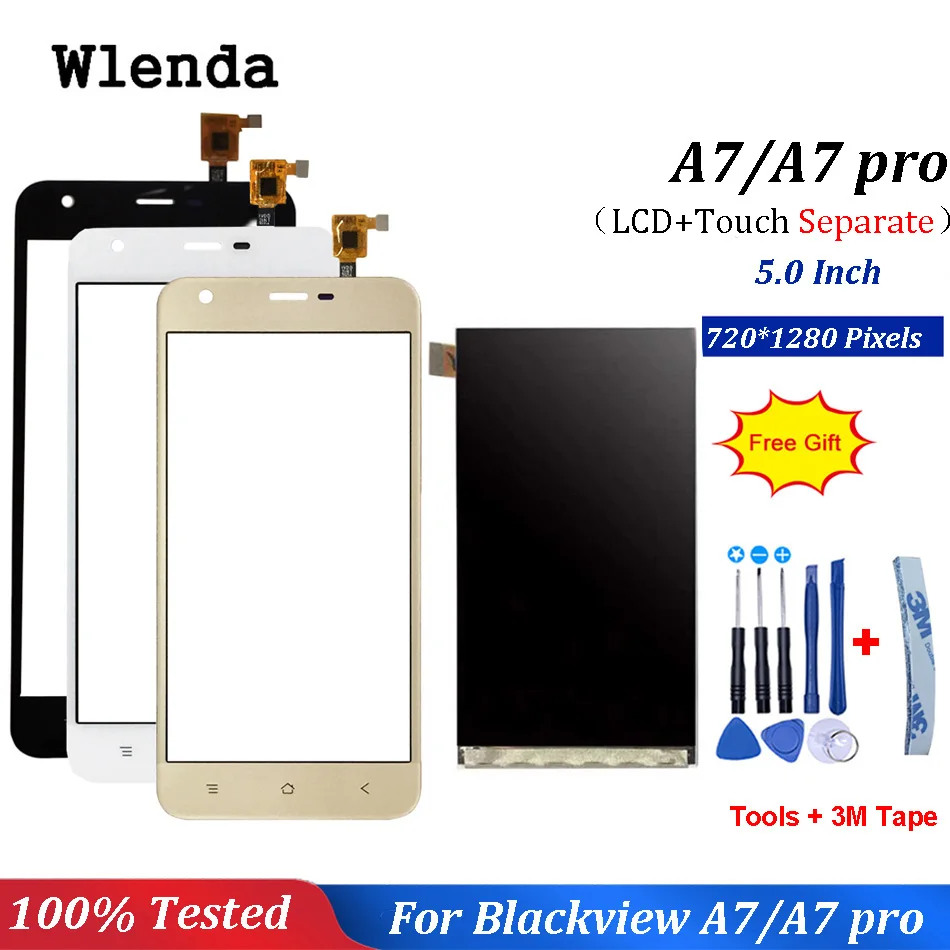 

LCD Display For Blackview A7 LCD Display +Touch Screen Assembly Digitizer Replacement for A7 pro MFP050375