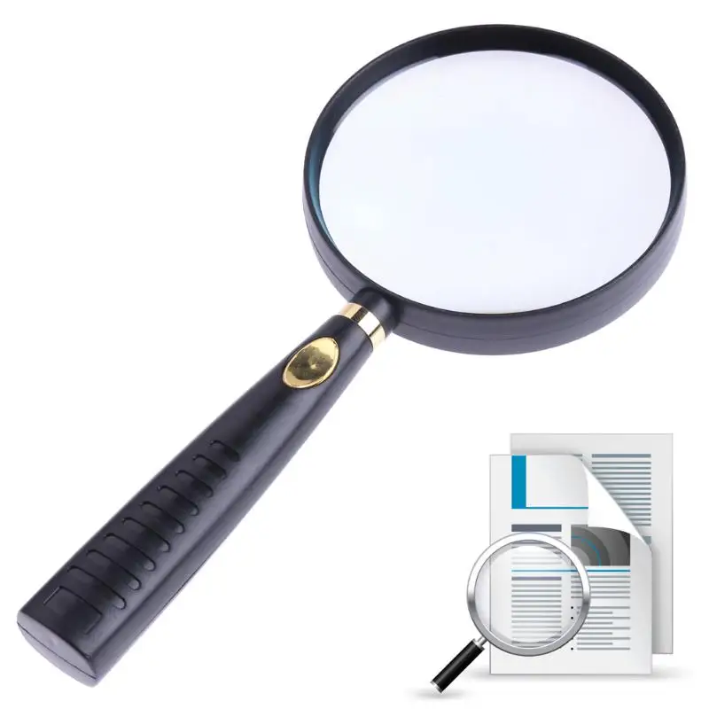 10X Portable Handheld High Definition Reading Magnifier Glass Eye Loupe