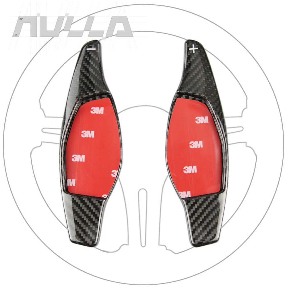 

Carbon Fiber Steering Wheel Shift Paddle Extension Shifter Sticker For Audi R8 2017 2018