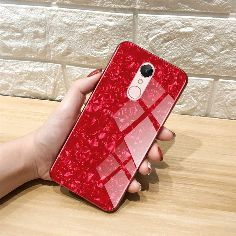 redmi 5 plus Case on for Xiomi Xiaomi Redmi 5 Plus Cover Luxury Conch Shell Tempered Glass Phone Cases for Xiaomi Redmi 5 Fundas redmi 5 plus Case on for Xiomi Xiaomi Redmi 5 Plus Cover Luxury Conch Shell Tempered Glass Phone Cases for Xiaomi Redmi 5 Fundas