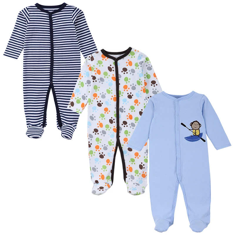 3 шт. детский хлопковый комбинезон с длинным рукавом|clothes tee|pajamas bearclothes |