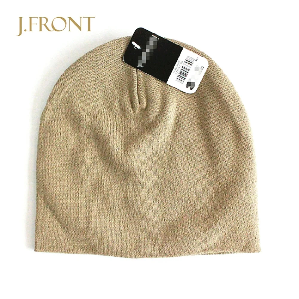 hats & caps men 2017 New extra thick woolskullies warm beautifu solidl