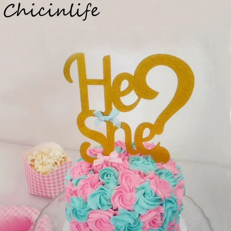 Chicinlife 1 шт. золотой торт топ для детского душа девочек или мальчиков дня рождения