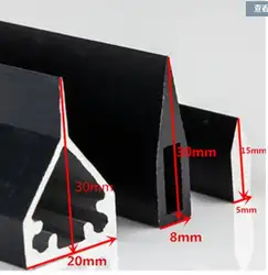 1 piece1000mm длина 8*30 мм (в самом широком месте нож для машина для лазерной гравировки и резки лезвия табе