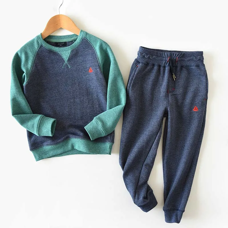 

2018 New Children Clothing Set Kids Boy Sport Suits Spring Autumn Long Sleeve Top & Pants 2 pcs Outfits Boys Tracksuit 4-14Years