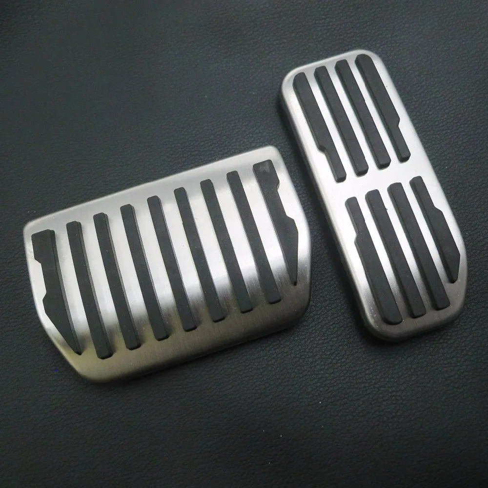 TTCR II Stainless Steel Fuel Gas Brake Foot Pedal Pedales Pad For