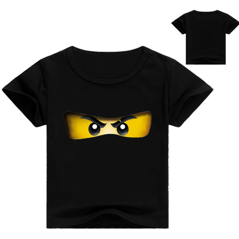 

Fashion Summer Clothing Cotton Boys Girls T Shirt Legoe Ninja Ninjago Cartoon Kids Tops Tees Short Sleeves Children Clothes