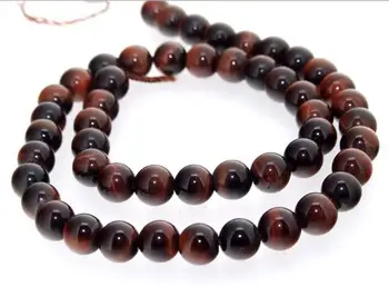 

Unique Pearls jewellery Store,Round Red Tiger Crystal Stone Quartz 8mm Gemstone Loose Beads One Full Strand 15'' LC3-0157