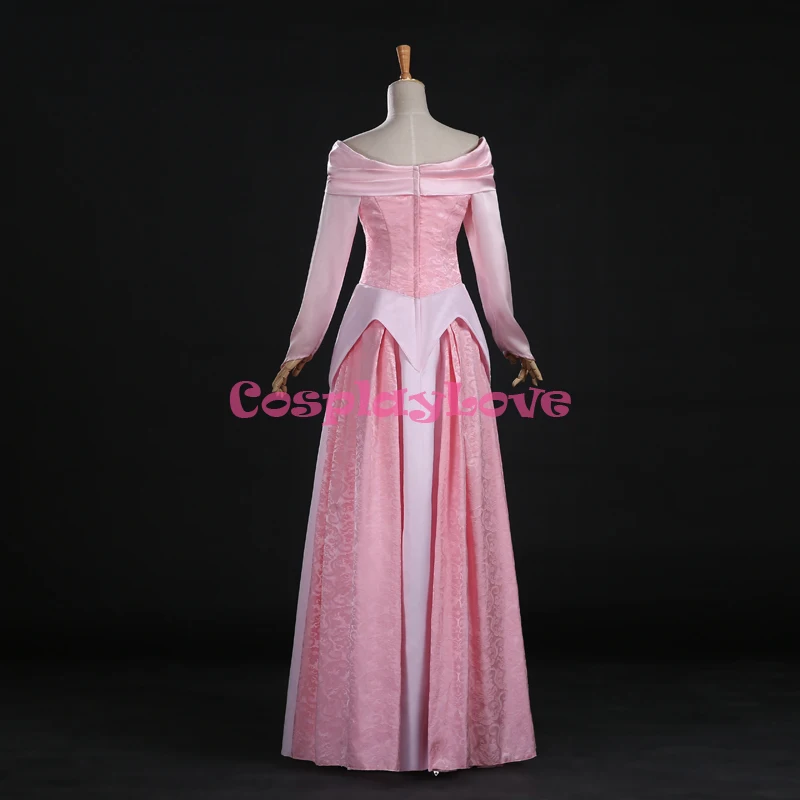 CosplayLove Sleeping Beauty Aurora Dress Cosplay Adult Briar Rose Princess Aurora Pink Red Dress Cosplay Costume Custom Made (2)