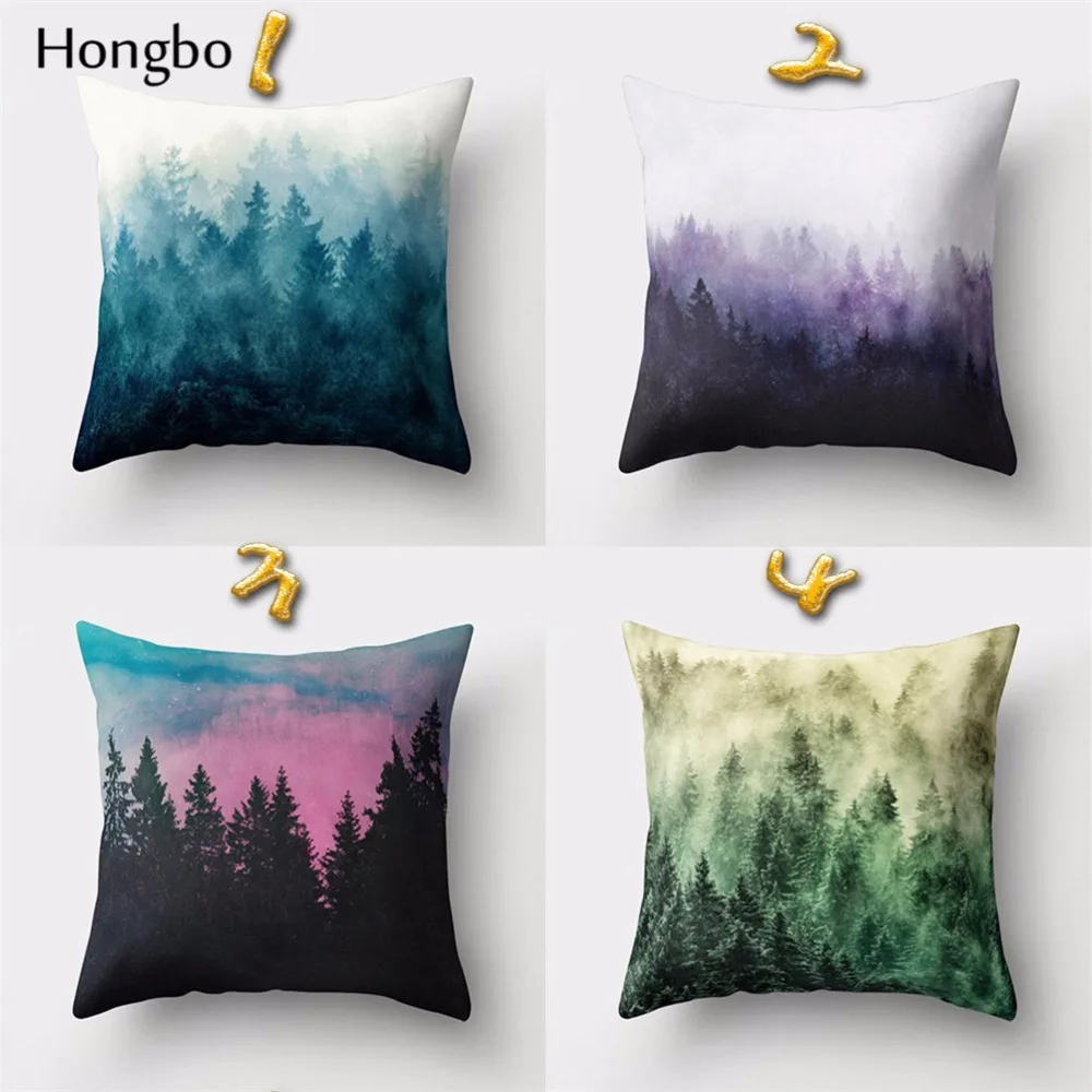 Hongbo 1 шт. чехол для подушки разноцветный из полиэстера с изображением масляного
