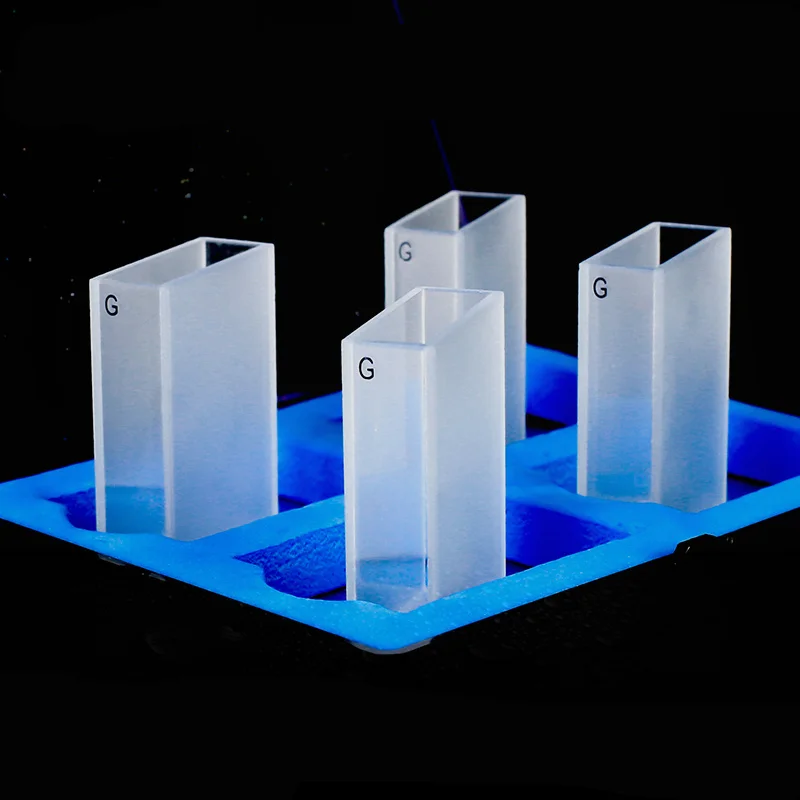 

4Pcs 30mm Path Length acid and alkali resistant Glass Cuvette Cell For visible spectroscopy Spectrophotometers