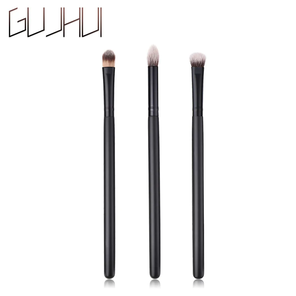 

3Pcs Wood Makeup Brushes Set For Foundation Powder Blush Eyeshadow Concealer Lip eyeshadow brush Cosmetics Beauty Tools