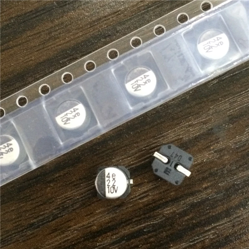 50 шт 22 мкФ 10 V ELNA RV2 серии 5x5,3mm 10V22uF чип Тип SMD алюминиевый электролитический конденсатор