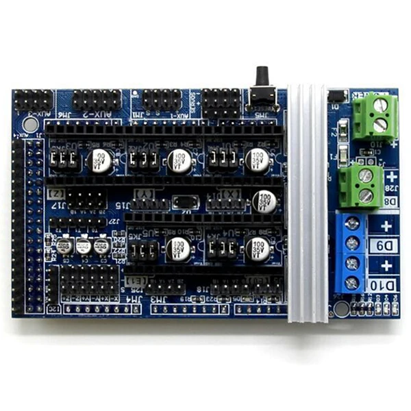 Ramps 1,6 панель управления расширения с радиатором модернизированная Ramps 1,4/1,5 Для arduino 3d принтер доска