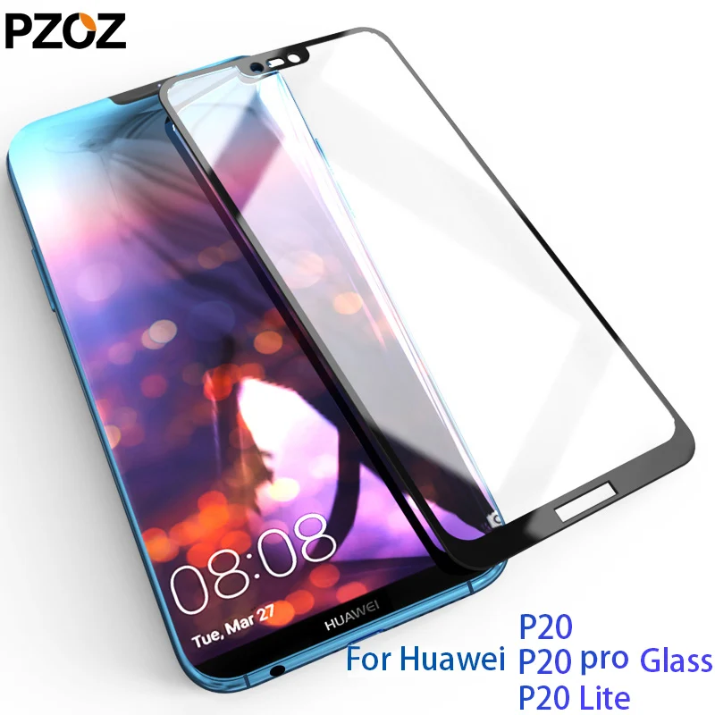 Закаленное стекло PZOZ для Huawei Honor 9X pro полноразмерное защитное покрытие Mate 20 X P20 lite