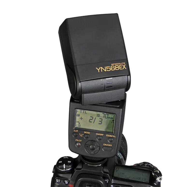 Гарантировано Yongnuo YN-568EX YN-568 EX Беспроводной ведомого TTL Вспышка Speedlite для Nikon D7100 D7000 D5200 D5100 D5000 D3200 D3100