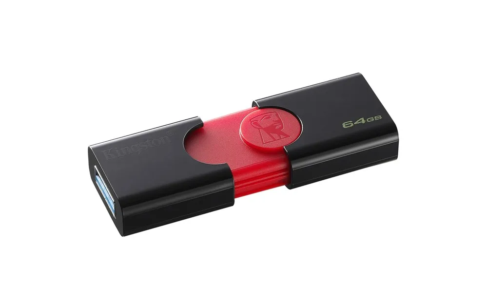 Kingston technology DataTraveler 106 64 GB 3 0 (3 1 Gen 1) разъем usb type A Slide черный красный|USB