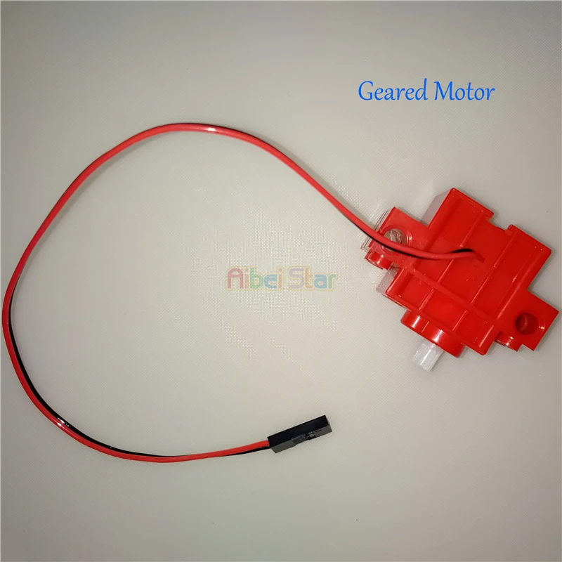 Сервопривод Aibei Star 9g Geek (серый рулевой механизм/красный редуктор ed).