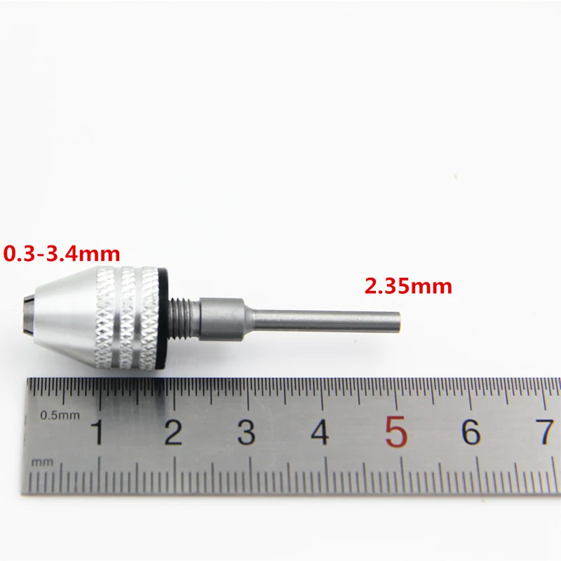 1 шт. 0,3-3,4 мм быстрая замена Быстрозажимной сверлильный патрон 2,35 мм/3 мм хвостовик адаптер конвертер инструмент - Цвет: 2.35mm