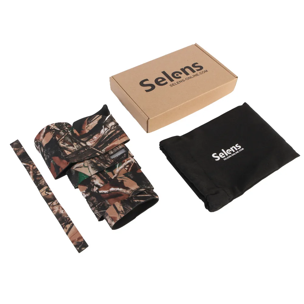 Camo Waterproof Neoprene Camera Lens Protective Coat Cover For Canon 70-200mm F2.8IS lens Rain Case Camouflage Gun Clothing (3)