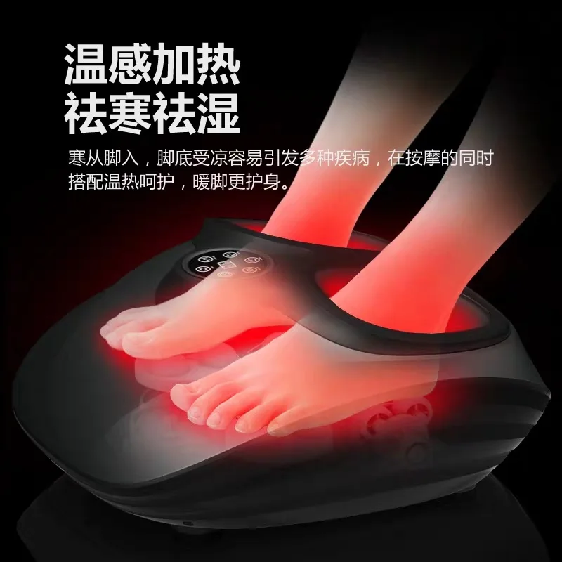 Electric Shiatsu Air Compression Foot Massager Kneading Foot Acupoint Apparatus Physiotherapy Heating Feet Spa Health Care