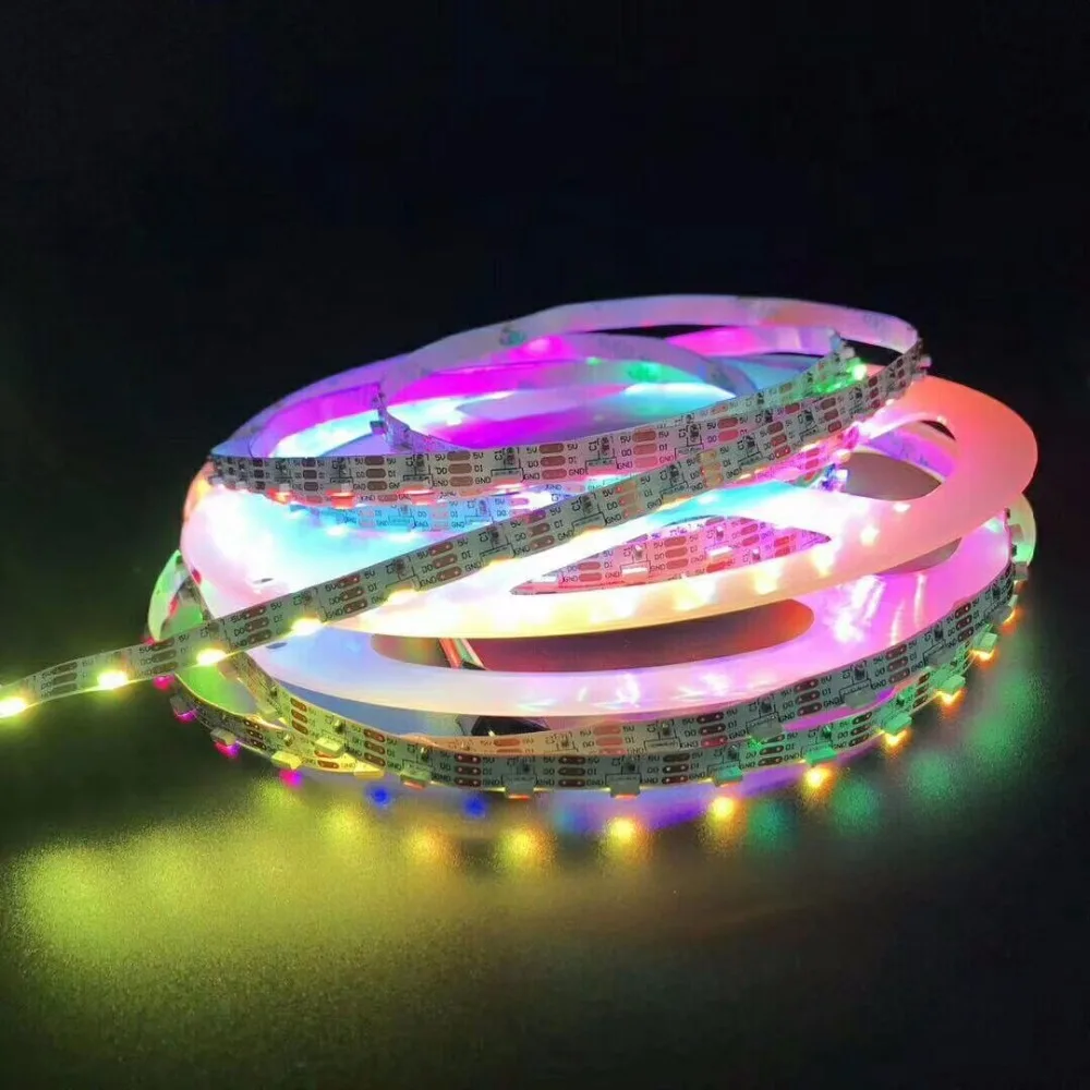 [Seven Neon] Высокая яркость DC5V 60/72/120 светодиодов/m SK6812 WS2812B IC адресная красочная 8 мм SMD