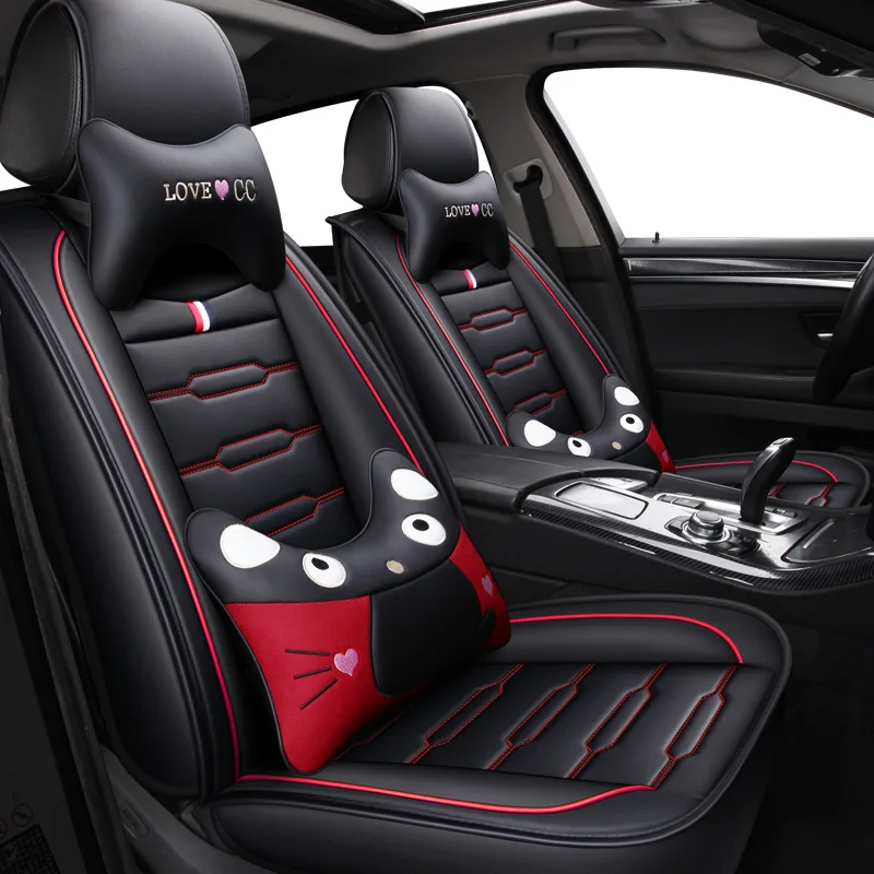 2019 новые роскошные кожаные чехлы на сиденья для Volkswagen vw passat polo golf tiguan jetta touareg